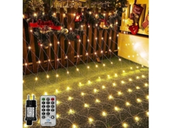 Guirnalda De Luces Led Con Diseño De Red, 200 Led, 3 M X 2 M, Resistente Al Agua.