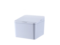 Papelera Inteligente Con Sensor De 4 Litros Para Coche/mesa, Multifuncional, Eléctrica, Abs Gris.
