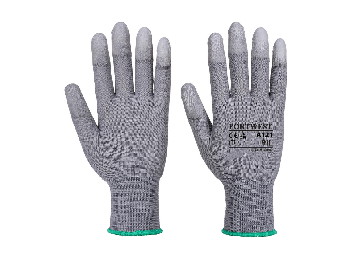 Guantes Con Puntas De Pu - Agarre Y Precisión Blanco / Xl