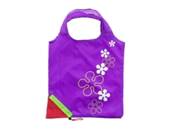 Bolsa de la compra plegable, reutilizable e impermeable con estampado de fresas. GOKOCO