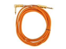 Cabo De Instrumento 1/4 Polegada 6.35mm Jack Stereo Para Guitarra Elétrica Baixo Amp Cord 3m 9.8ft