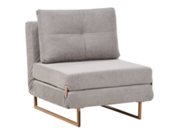 Beliani Jerslev Sofá Cama Tela Gris 79x81x87