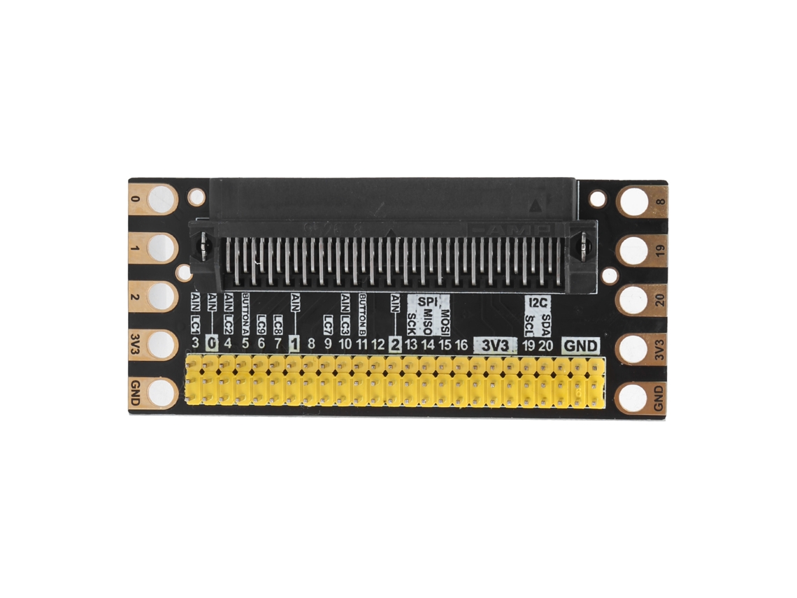 Veloriskku-placa De Expansão Breakout Para Micro:bit Com Conector De Borda Interface Externa Módulo Pcb