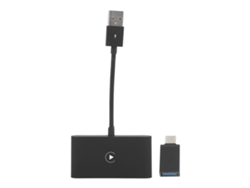 2026-adaptador Inalámbrico Para Coche De Cable A Inalámbrico Dongle Para Coches Desde 2016 Ios 10 Y Superior Negro
