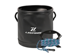 Cubo De Pesca Redondo Plegable Con Cuerda, Equipo De Pesca Para Camping Y Caravanas.