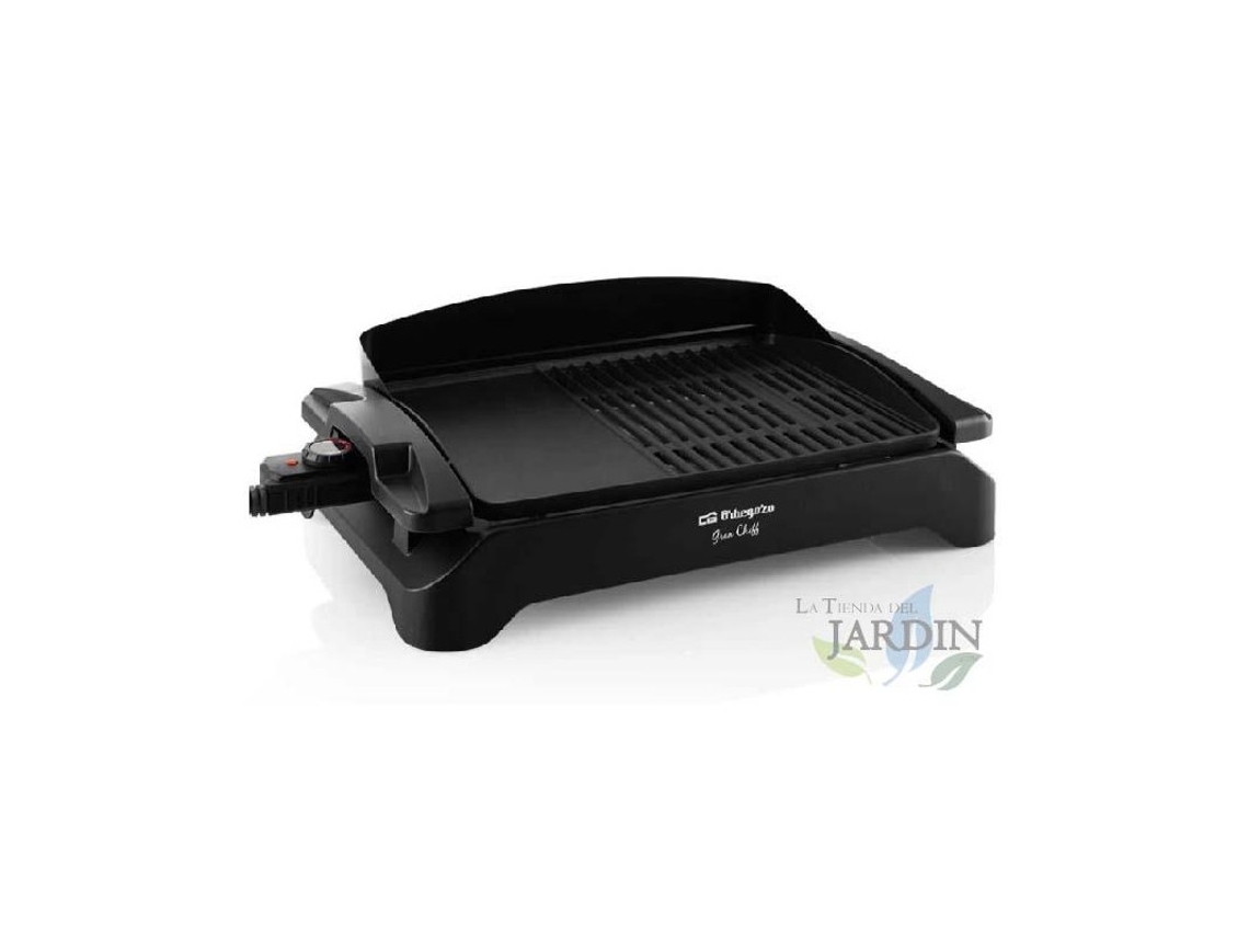 Parrilla SUINGA Orbegozo potencia 2.000 W. Doble Zona Grill Y Plancha.