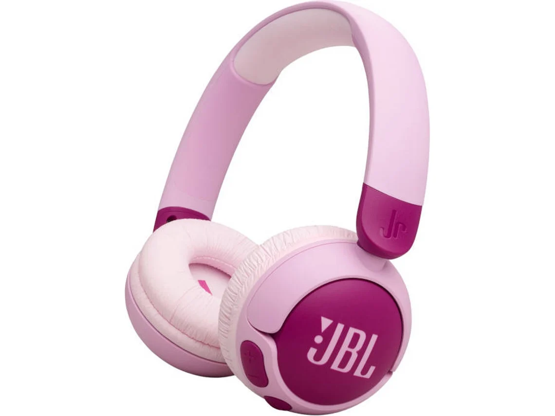 Auscultadorores Bluetooth True Wireless JBL JR320B (On Ear - Micrófono - Rosa)