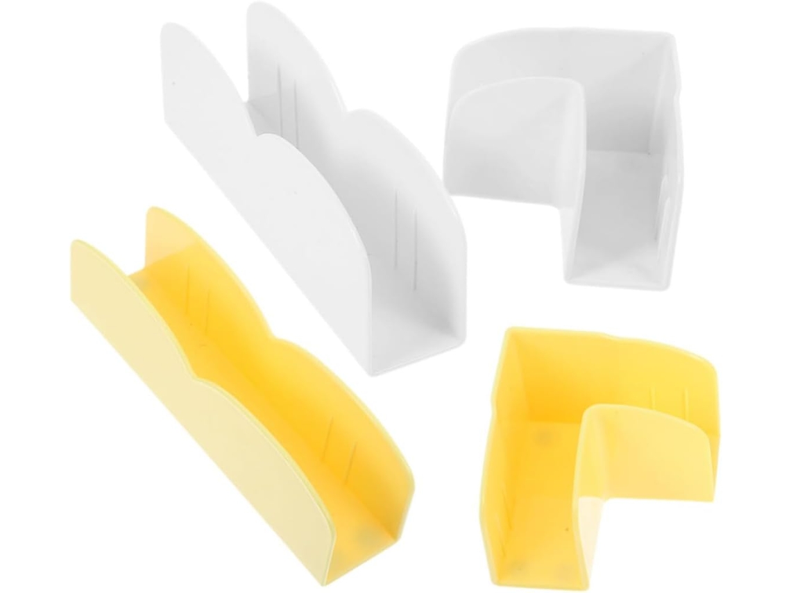 Juego de 4 estabilizadores antideslizantes para parque infantil, plástico blanco y Am Vayotoy