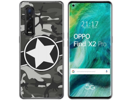 Carcasa Oppo Find X2 Pro TUMUNDOSMARTPHONE Camuflaje 02
