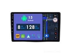 Coche Radio Android Auto Autoradio 8GB RAM 128G ROM CarPlay Navegación GPS Pantalla Táctil RoverOne para Fiat 500L 2012 - 2017 