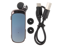 Auriculares Inalámbricos Retráctiles Bluetooth 5.2 Con Clip - Cómodos Para Deportes Al Aire Libre Y Conducción - Azul Degradado