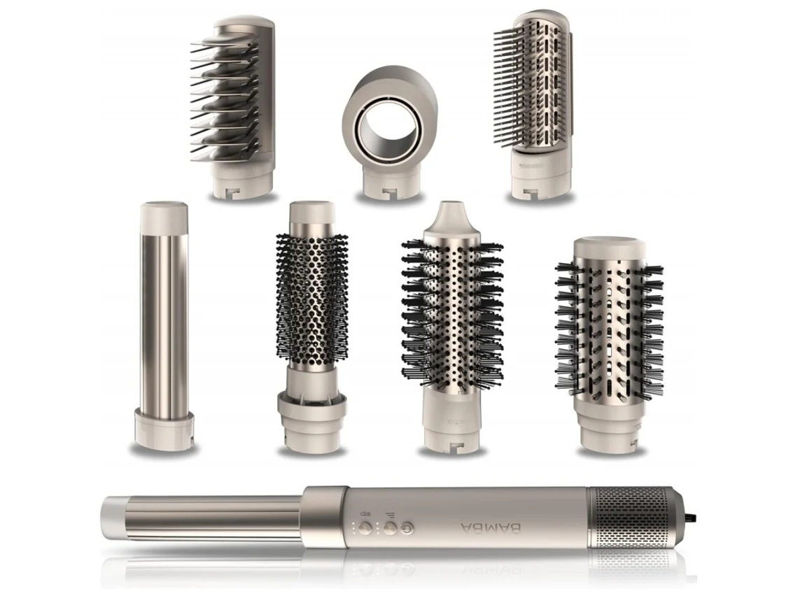 Cepillo de aire Bamba CeramicCare AirGlam Champagne CECOTEC