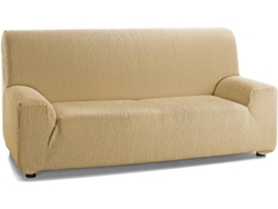 Funda de Sofá TODOPARAMICASA Emilia Beige (4 Plazas - 260 cm)