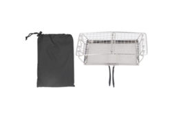 Estufa De Camping Plegable Portátil De Acero Inoxidable Con Estante Tostador Para Uso En Exteriores.