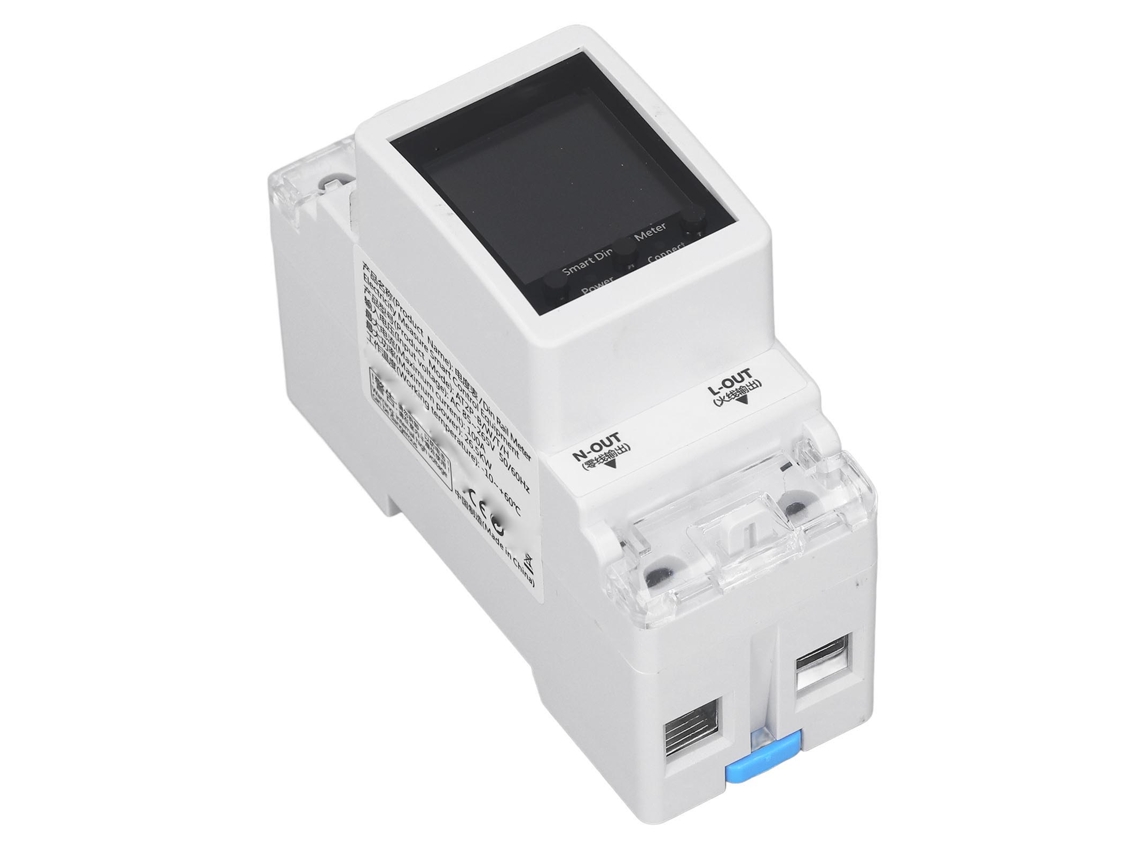 2026velora-medidor De Energía Inteligente Wifi Monofásico Din Rail Con Pantalla Digital Ac85-265v Monitor De Uso Eléctrico