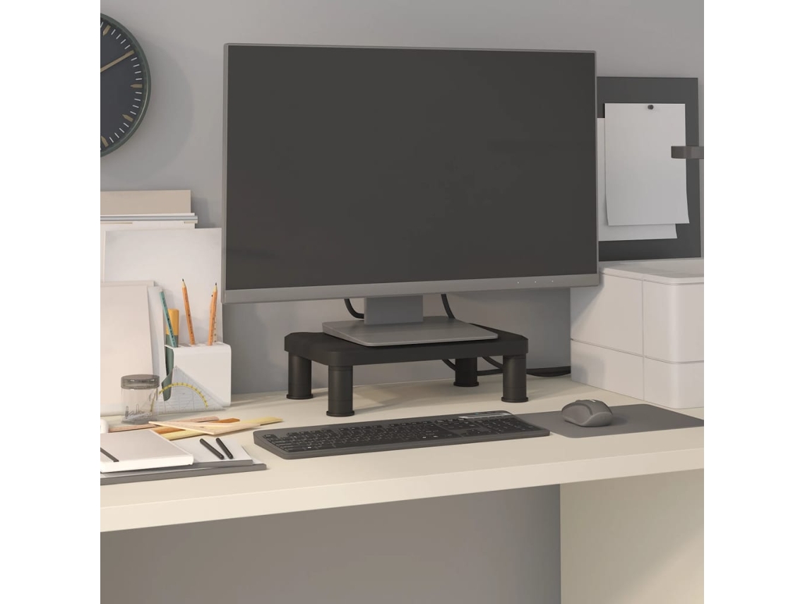 Soporte Para Monitor Negro 38x24x10,5 Cm