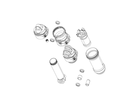 Cuerpo amortiguador ROCKSHOX Debon Air Monarch B1 (Plus, Rl, Xx), C1 (R,Rt,Rt3),D1 (Rt3)