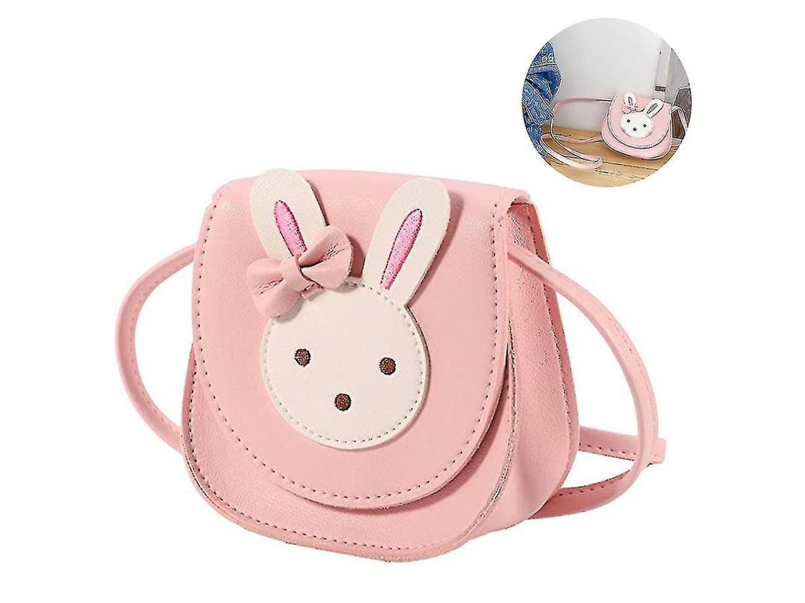 2026-bolsa Cruzada Para Niñas Con Diseño De Conejo Bonito En Cuero Pu