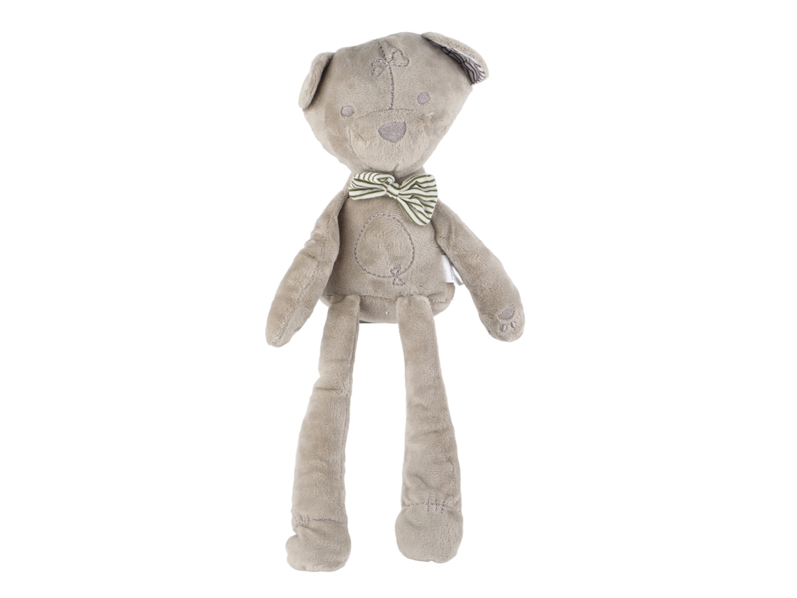 Oso De Peluche De 39 Cm, Suave Y Cómodo, Color Blanco, Ideal Como Juguete Para Bebés O Para Dormir.