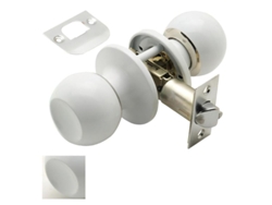 Pomo Puerta WOLFPACK LINEA PROFESIONAL Sencillo Blanco Para Pasillo