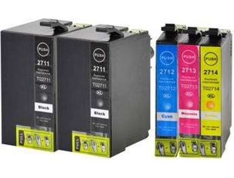 Pack 5 Cartuchos para Epson 27xl (T2711/2/3/4)