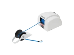 Cabrestante eléctrico con ancla, control remoto, cuerda de 30 m, blanco (OEM)