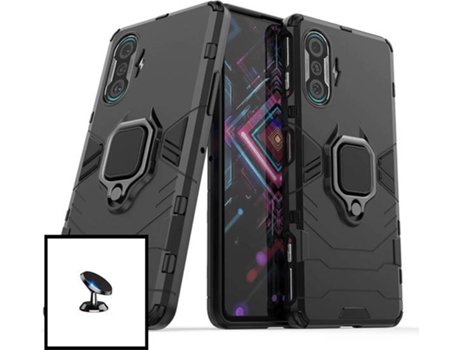 Kit Carcasa + Protector de Pantalla Xiaomi Poco F3 GT PHONECARE Negro