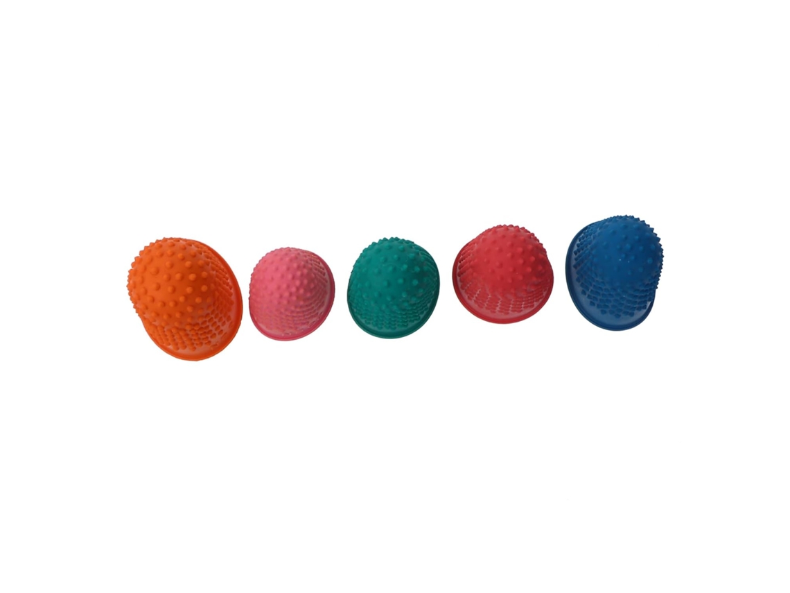 Paquete De 10 Protectores De Dedos De Goma Antideslizantes Y Gruesos, Multicolor.