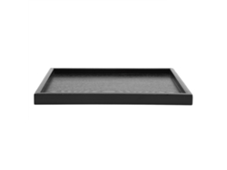 Bandeja De Madera Sólida Forma Rectangular Para Servir Té Café Snacks Comida Restaurante 2
