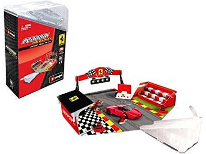 Hudora 76909 Portería de para tamaño grande conjunto juguetes bburago ferrari y