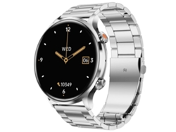 Reloj inteligente Bluetooth Call 1 39 pulgadas Monitoreo de salud 114 modos deportivos Compatible con Android iOS Plata Yunzii