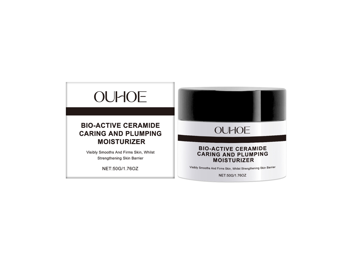 Crema reafirmante antiarrugas con alta hidratación.