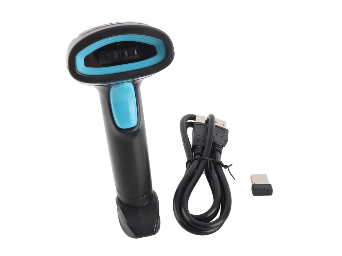 Escáner de código de barras inalámbrico CCD 1D QR portátil de 2,4 G para supermercados Reparto (5 V)