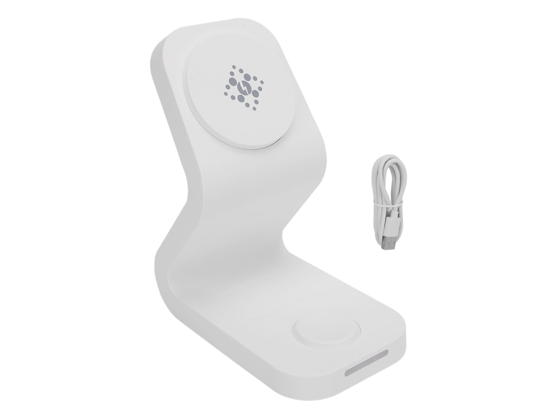 Cargador Inalámbrico 3 En 1, Estación De Carga De Viaje Plegable Para Ios 15, 14, 13, Pro, Maximum Plus, Teléfono, Reloj, Auriculares