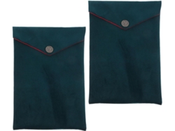 Besportble Juego De Terciopelo Suave Verde Oscuro Para Escribir Y Pana 35,00 X 24,50 X 1,00 Cm Pulgadas - M...