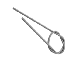 Kit de serpentín calefactor para horno de leña 220 V 2500 W con cable de resistencia