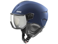 Casco UVEX Capacete Instinct Visor Azul 53-56 cm / Mirror Silver Smoke/CAT2