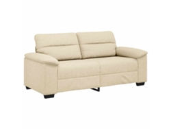 Maison Exclusive - Sofá De 2 Plazas Color Crema, 180x81x84 Cm, De Tela