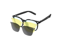 Auriculares Bluetooth 5.3 G05 T3, gafas inteligentes con succión magnética, 3 tipos de lentes, desmontaje, estéreo, emparejamiento automático, resistencia al agua IP67 (μg)