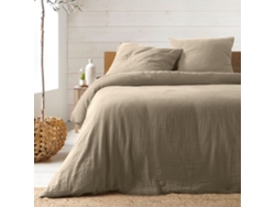 Juego de cama de gasa de algodón Arena 240 x 260 cm Promo Linge