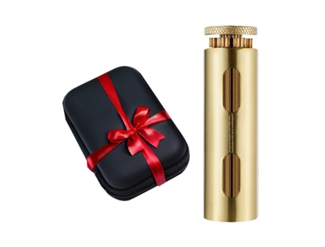 VEVOR-máquina para liar cigarrillos, rodillo de tabaco de latón macizo, apto para papel de hasta 70mm