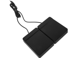Pedal Doble Bombo Electrónico Portátil Cable 3 5 Compatible Pedales Batería Digitales Enrollable Ligero