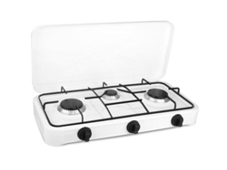 MASTER COOK Trial Blanco Encimera Encimera de Gas 3 Zonas
