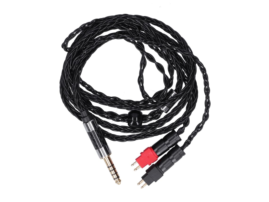 Cable De Audio Balanceado Occ De 8 Núcleos Con Doble Aguja Y Baño De Plata Para Sennheiser Hd600 Hd580 De 4,4 Mm