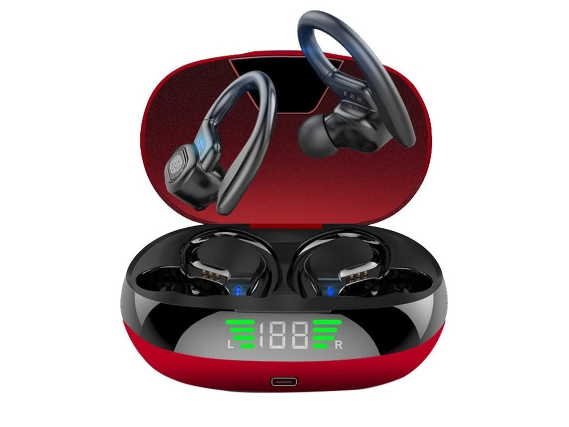 Auriculares Yizhood Bluetooth Rojo