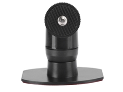 Suporte Para Gravador De Dados Automotivo Mini Hd-052 Com Fita Adesiva Dupla Face Em Liga De Alumínio Preto