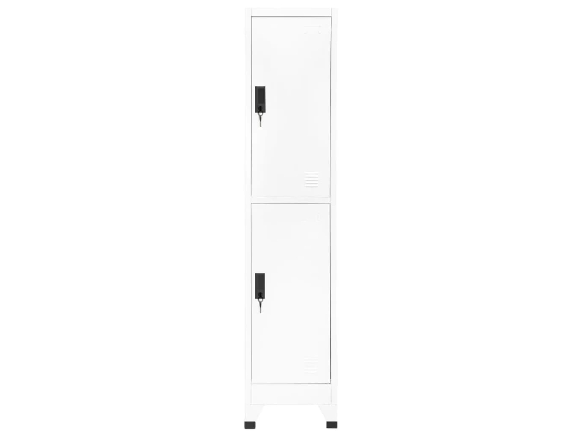 Taquilla 38x45x180 cm Acero Blanco MAISON EXCLUSIVE
