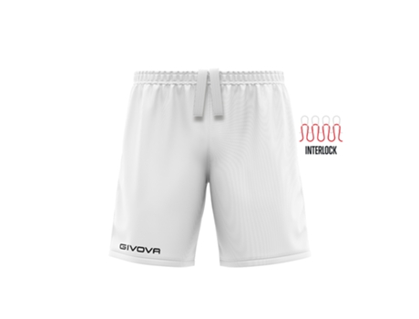 Pantalones Cortos de Fútbol para Niño Unisex GIVOVA (4XS - Blanco)