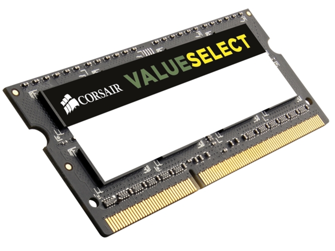 Memoria RAM DDR3 CORSAIR CMSO4GX3M1A1600C11 (1 x 4 GB - 1600 MHz - CL 11 - Negro)