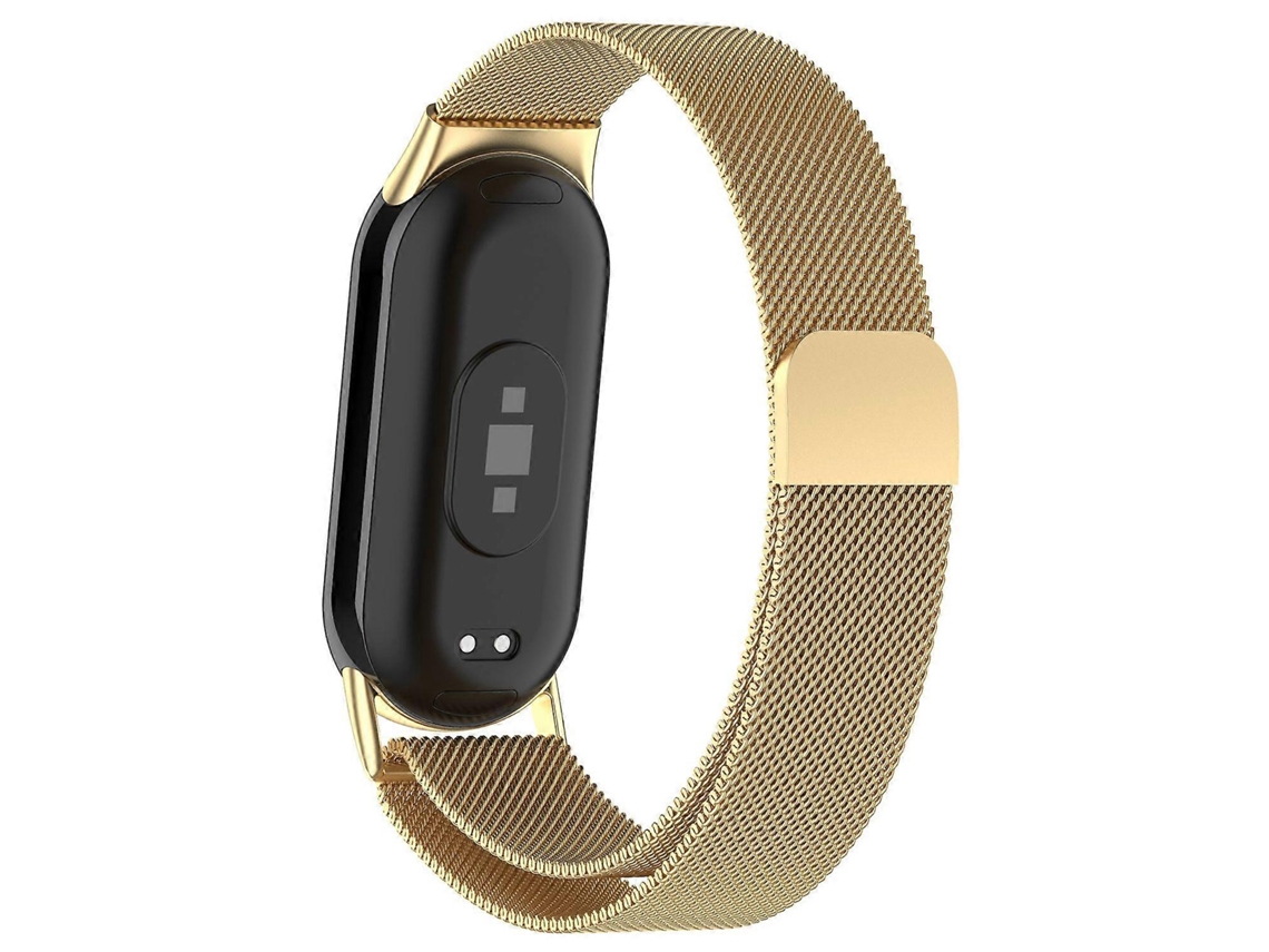 Correa de reloj de metal estilo malla para Xiaomi Smart Band 8/8 NFC/9 NFC/9 Saisiyiky